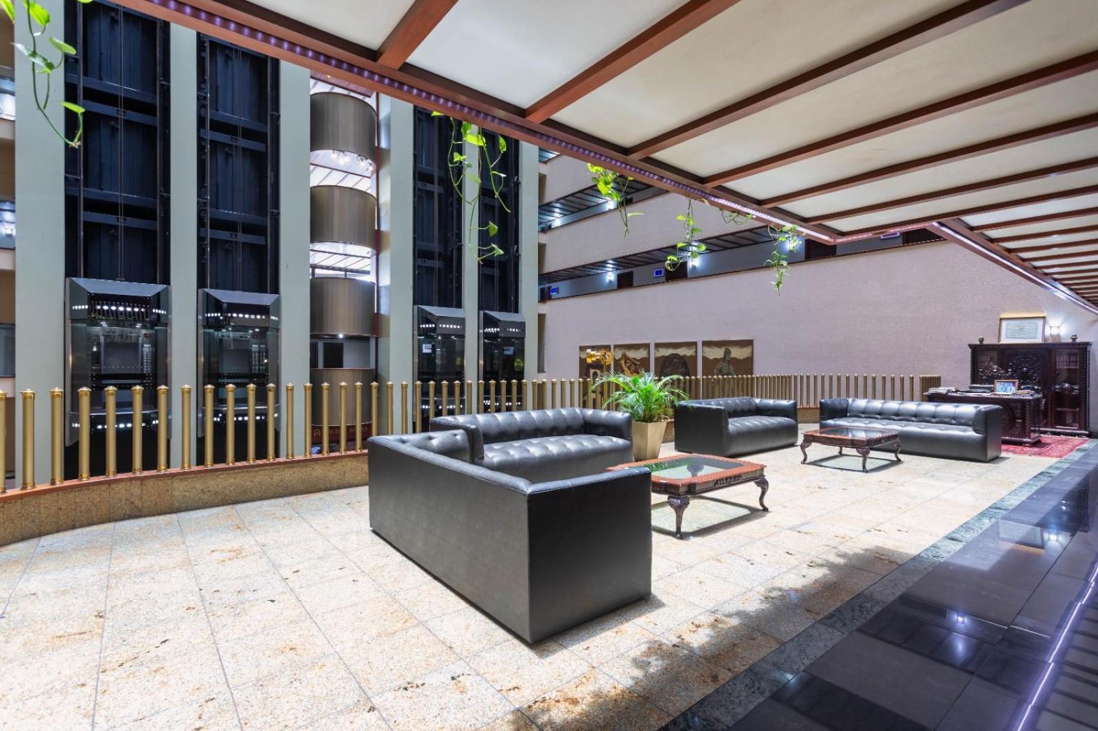 Ouro Minas Hotel Belo Horizonte, Dolce By Wyndham Экстерьер фото Lobby